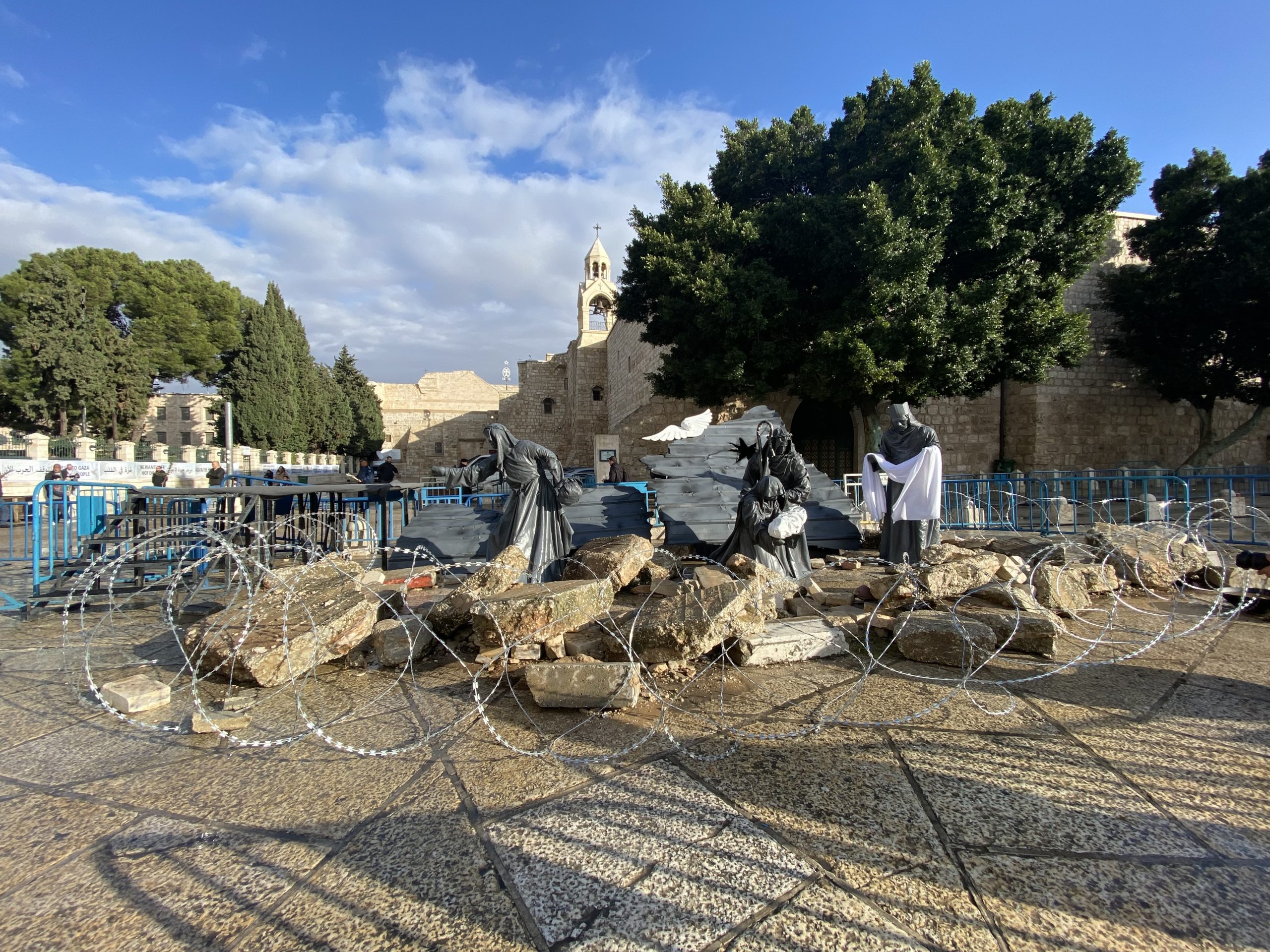 “Nativity Under the Rubble”An Installation by Tariq Salsa