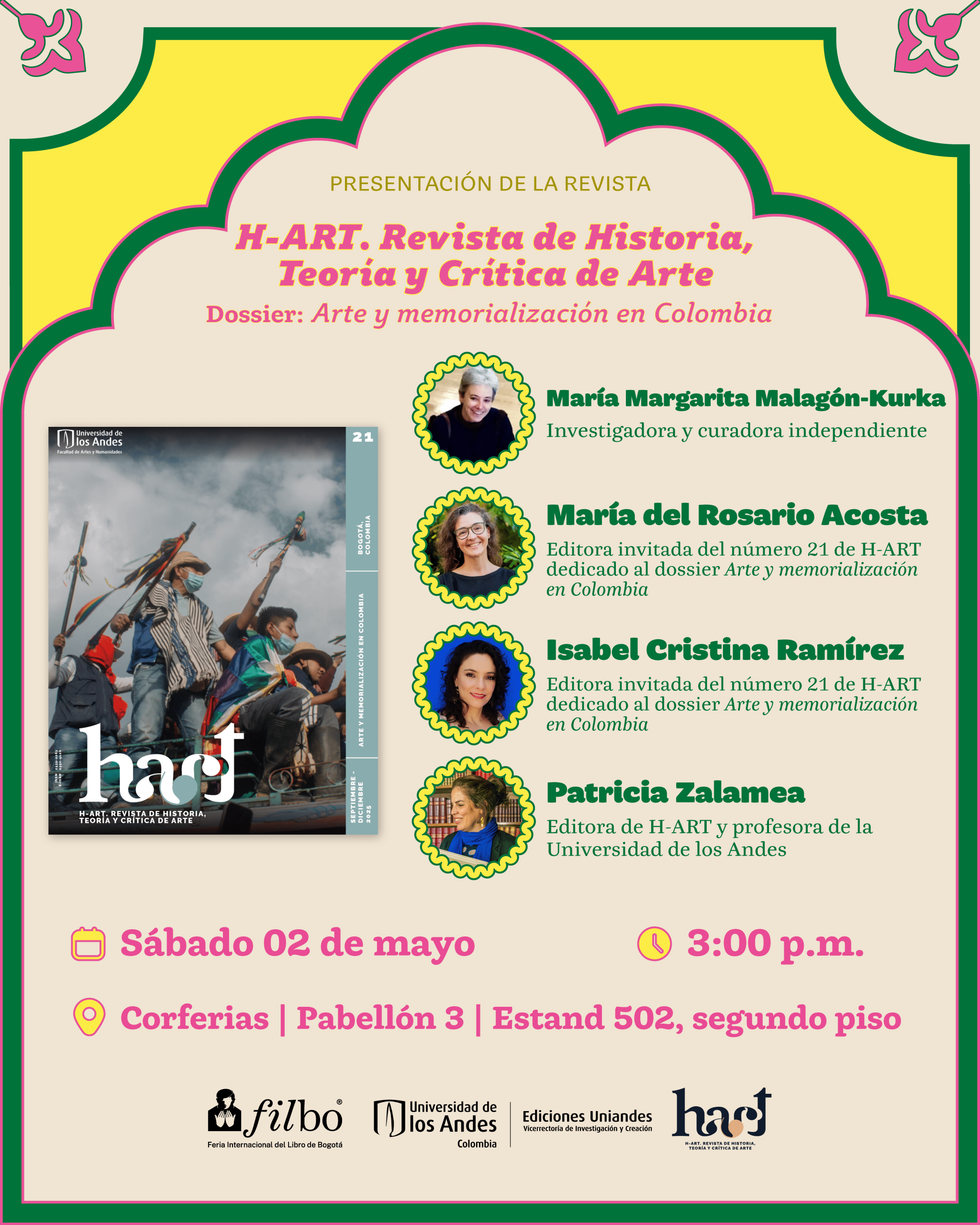 Lanzamiento presencial del número 21 — H-ART en la FILBo
